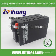10/100 / 1000M FC SM de fibra óptica de doble convertidor de medios